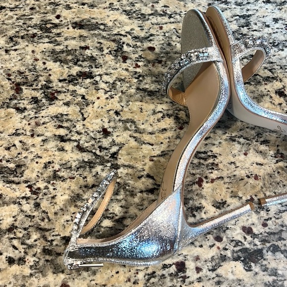 Jewel Badgley Mischka Gem Embellished Heels - Picture 9 of 11